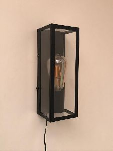 Three Way Rectangular Transparent Wall Light