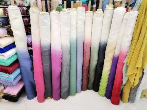 56 Inches Double Shade Linen Gauze Fabric