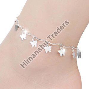 Butterfly Silver Anklets