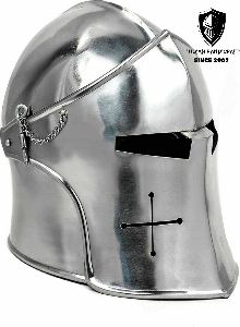 Burbuta Steel Knigths Templar Crusaders Amor Helmets