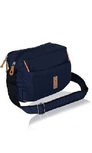 Nylon Blue Shoulder Bag