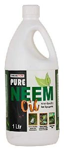 Chipku Pure Cold Pressed Water-Soluble Neem Oil for Spray on Plants and Garden (Pack of 1 Ltr, Brown