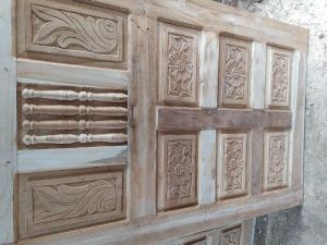 Super Teak Wood Timber Door 8000, Color : White