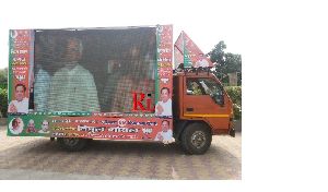 advertising led mobile van service