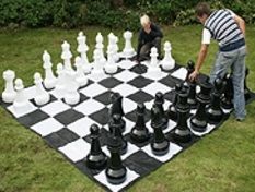 Big  Giant Garden Chess Set