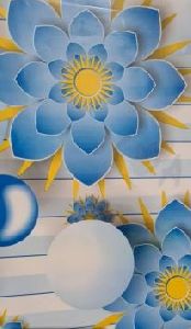 BLUE FLOWER PETLAM ALUMINIUM COMPOSITE PANEL