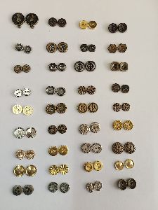 Metal Stone Buttons