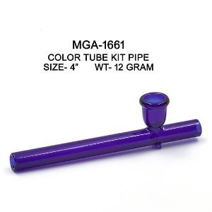 Colored Glass Steam Roller Pipe