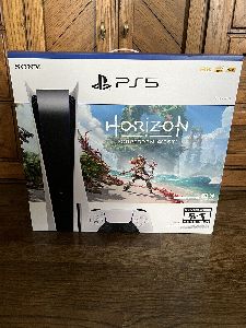 New Sony Play Station 5 PS5 Horizon West Bundle Disc Edition