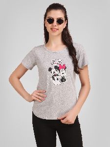 Micky Mouse Print Women T-Shirts