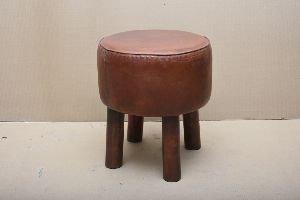 leather stool