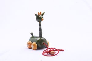 Giraffe pull along toy