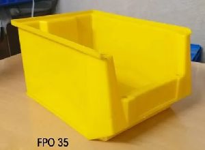 FPO 35 Yellow Plastic Storage Bin