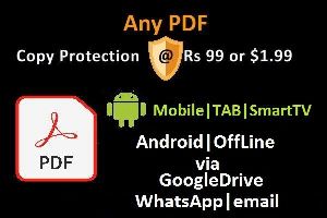 pdf file copy protection android offline software