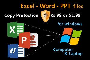 ms office file excel word ppt copy protection software