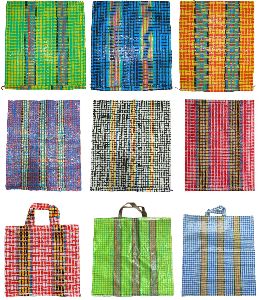Multicolor Woven Bag