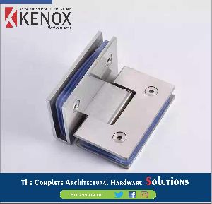 glass to glass hinges 90°