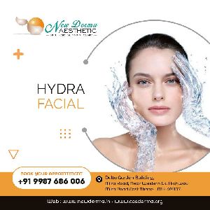 Hydra facial in newderma aesthetic clinic