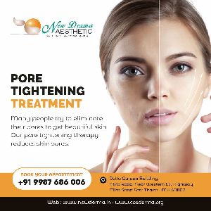 Pore tightening treatment in newderma aesthetic clinic mira bhyander