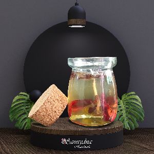 Samvedna Handmade Gel Wax Candle In Beautiful Glass Jar