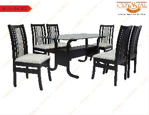 D 115+CH007C 6 Seater Dining Table Set