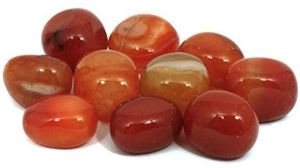 Red Carnelian Polished Pebbles