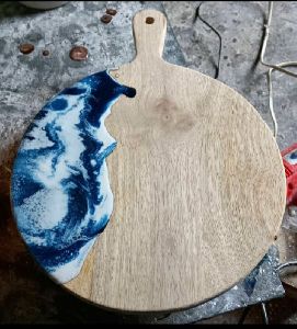 Wooden Epoxy Resin Serving platter