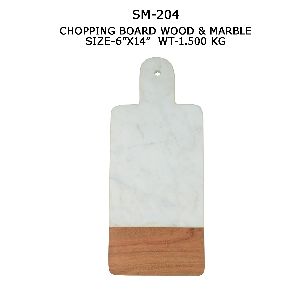 Wood & Marble Chopping Board