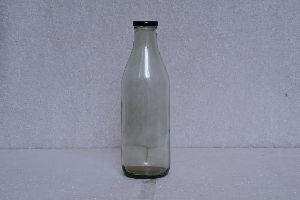 1000ml Glass Round Milk Bottle