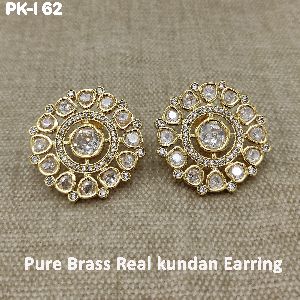 real kundan earrings