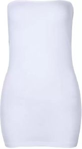 Plain White Babydoll Dress