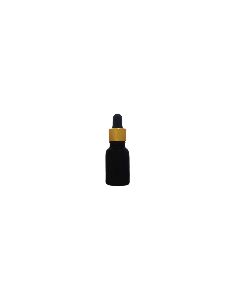 15 ml Black Glossy Dropper Bottle