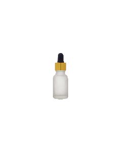 15 Ml Transparent Frosted Glass Bottle