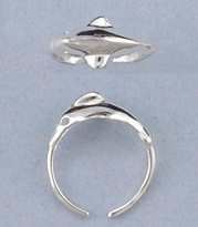 925 Sterling Silver Fancy Toe Ring