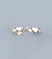 925 Sterling Silver Heart Toe Ring