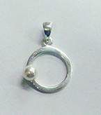 925 Sterling Silver Pearl Pendant
