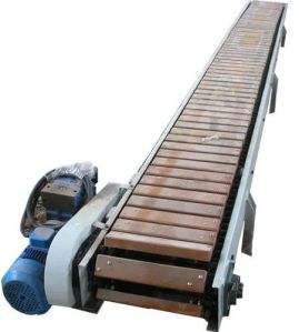 Polished Pneumatic Stainless Steel Slat Conveyor, Phase : Single Phase