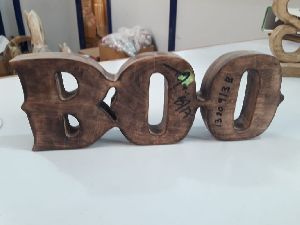 Boo Wooden Letter