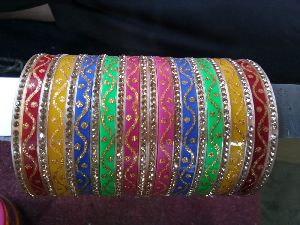 plastic print bangles