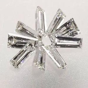 6mm Tapered Baguette Cut Diamond