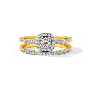 Solitaire Bridal Ring Set