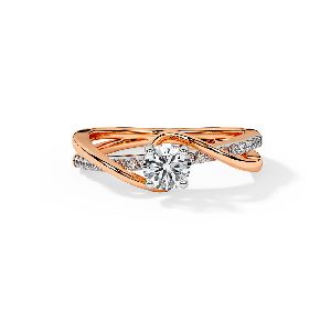 Twine Solitaire Ring