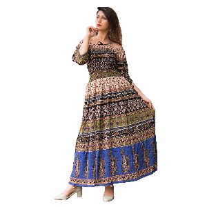 BAGRU PRINT DRESSES