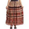 BAGRU PRINT SKIRT