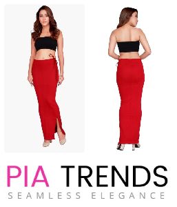 Piatrends Red Color Seamless Drawstring Saree Shapewear