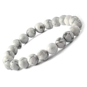 howlite natural gemstone semi precious 6mm feng shui crystal chakra bracelet
