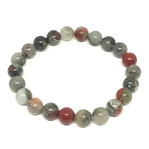 natural bloodstone 6 mm beads crystal healing stone semi precious bracelet
