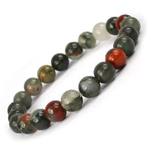natural bloodstone 8 mm beads reiki healing bracelet