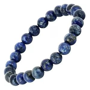 natural gemstone lapis lazuli crystal 8mm beads unisex bracelet