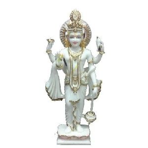 Marble Vishnu Ji Statue